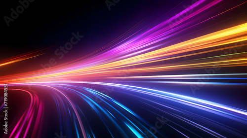 Neon speed abstract background  digital abstract background