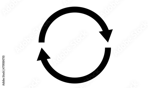 回転矢印（循環）サイクル アイコン アップロード 