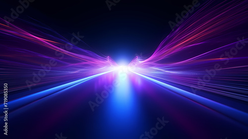 Wallpaper Mural Neon speed abstract background, digital abstract background Torontodigital.ca
