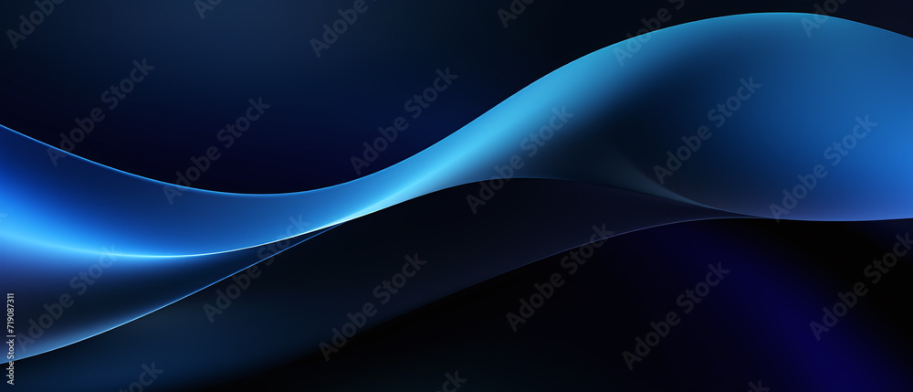 Abstract wave background, blue and black background. Abstract wave background, blue and black background.