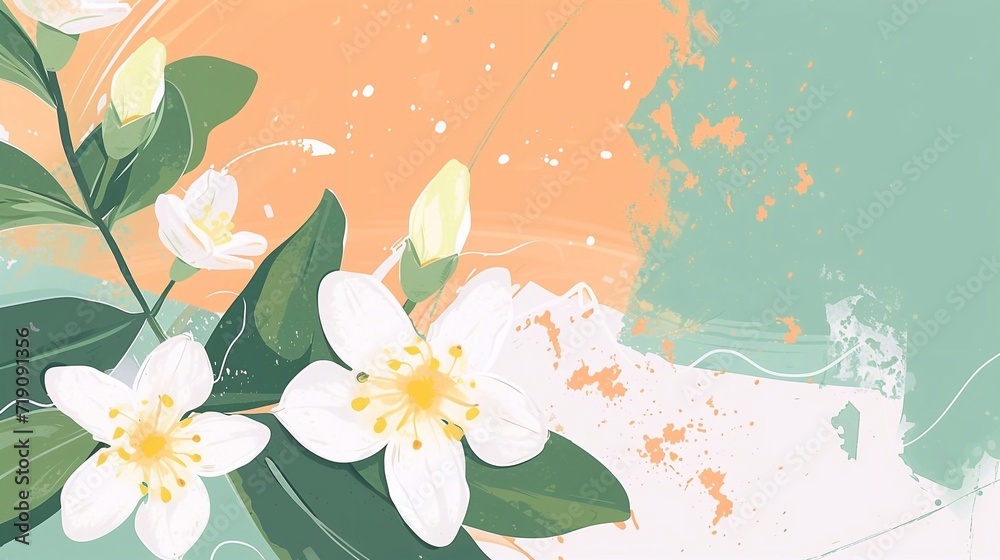 abstract floral background abstract floral background