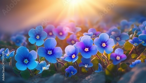forget-me-not flowers photo