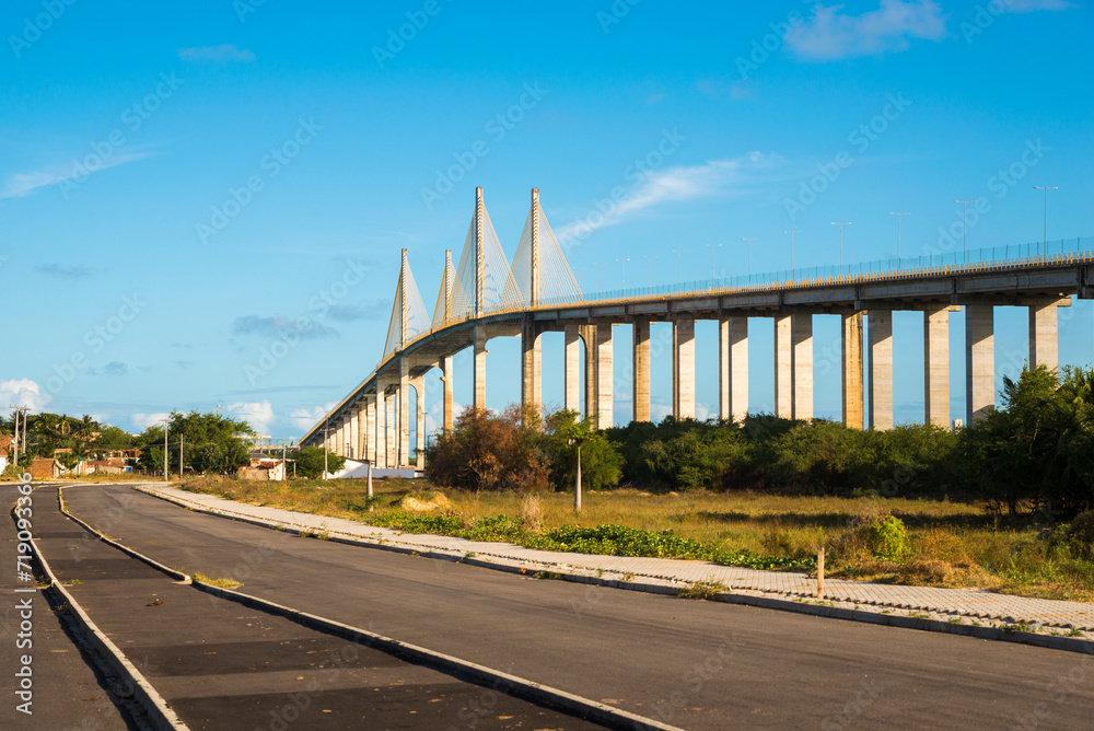Newton Navarro Bridge in Natal City in Brazil