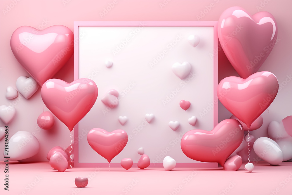 Awesome aesthetic Valentines Day wallpaper, texture, background
