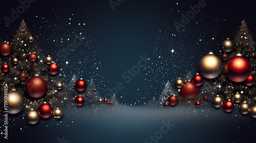 Luxurious shiny Christmas ball decoration, Christmas and New Year ornaments background