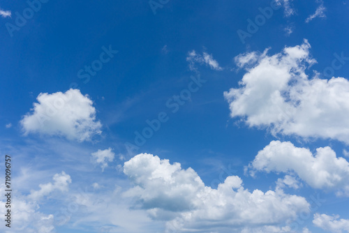 blue sky with clouds