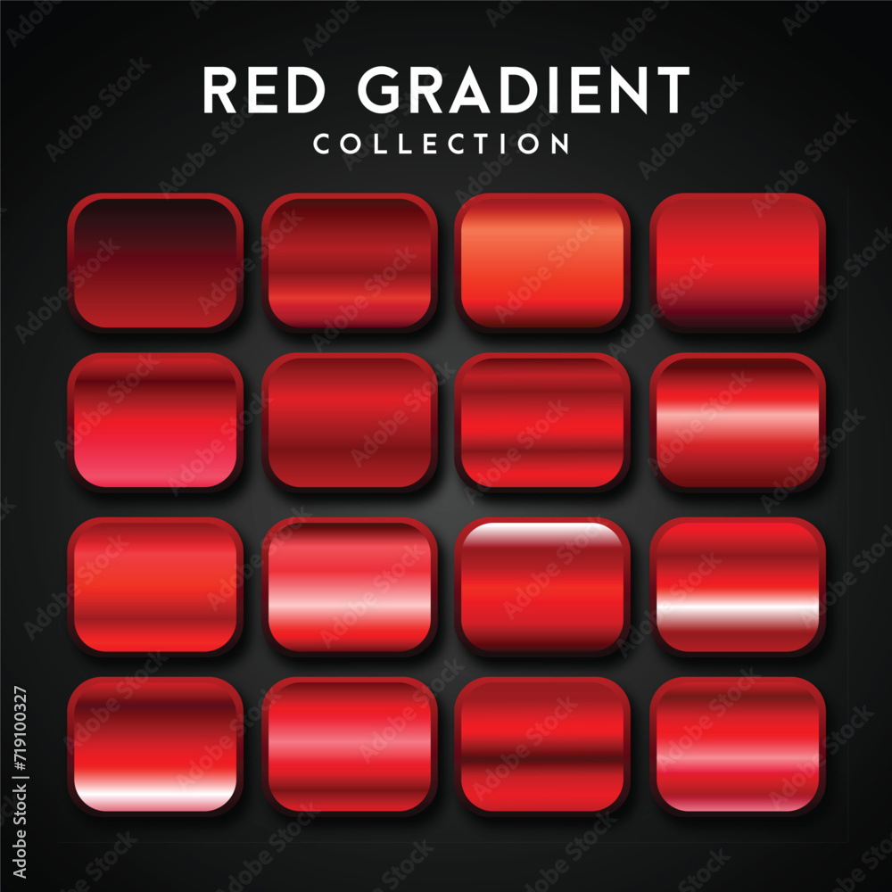 red gradient collection