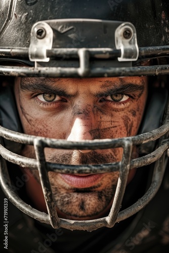 An American football player...