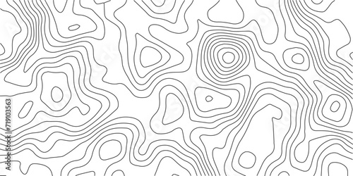  Transparent PNG Topographic line map. Modern design with White background with topographic wavy pattern design.