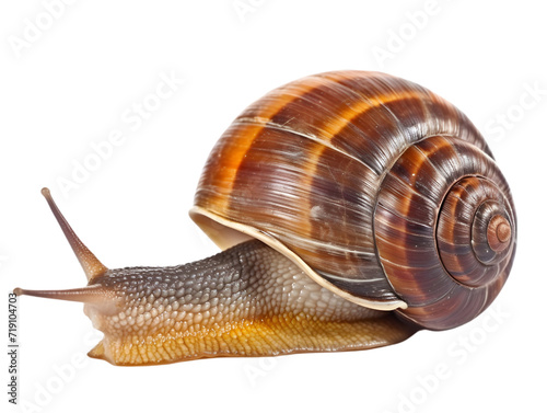 Snail isolated on transparent background