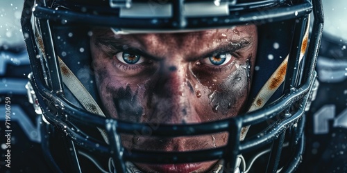 An American football player...