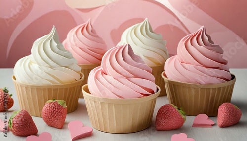 cupcake with pink frosting