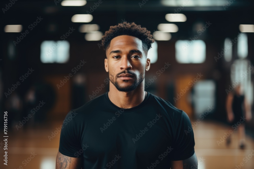 Portrait of a confident young basketball player Portrait of a confident young basketball player