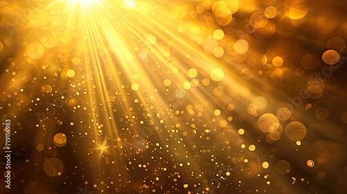 Abstract bokeh and light with glitter background, banner