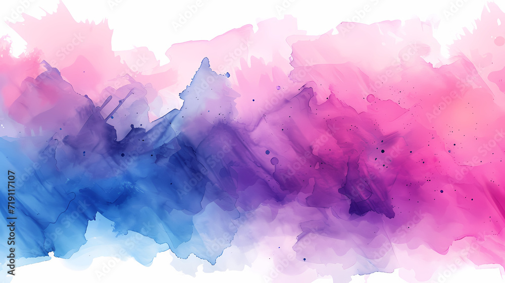 Soft and Ethereal Background of Abstract Watercolor Painting