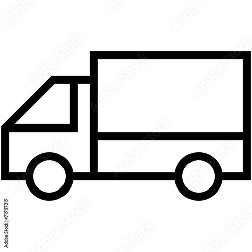 Delivery Van Vector Icon