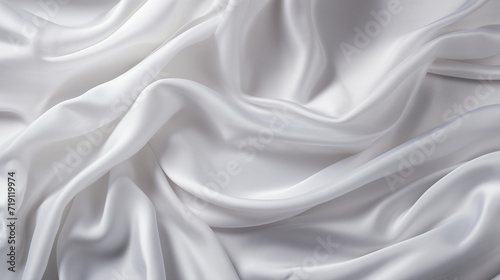 White satin. silk. texture background. Abstract luxury white fabric background
