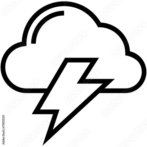 Thunderstorm Vector Icon