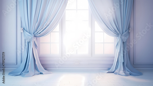 Empty room background, simple style interior design