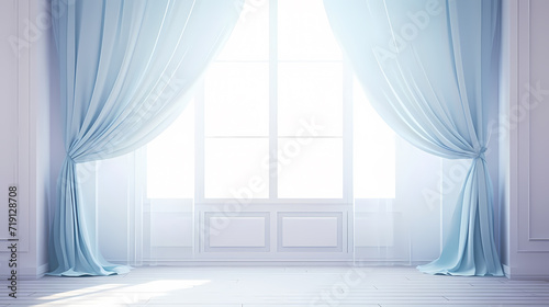 Empty room background, simple style interior design