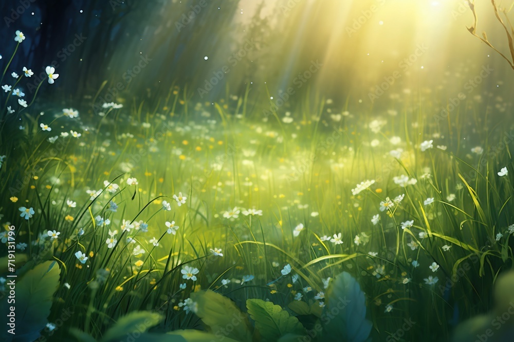 Fototapeta premium summer lawn