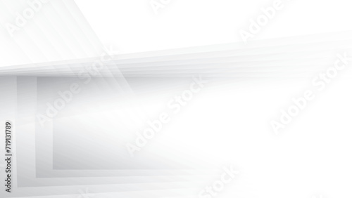 Abstract  white and gray color, modern design stripes background with geometric shape. Vector illustration.