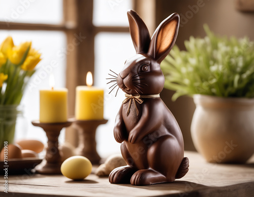 delicious chocolate easter bunny