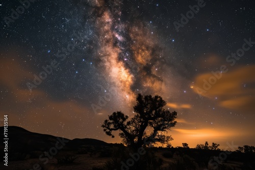 A stunning view of the Milky Way galaxy from a remote, dark location, emphasizing the beauty of the night sky