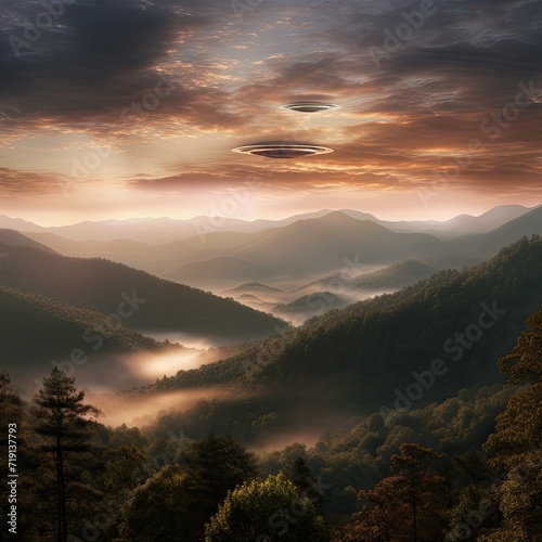 Morning Majesty  A Breathtaking View of the Smoky Mountains