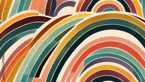 Mid-century bright retro pattern of abstract rainbows3 - Copy.jpg