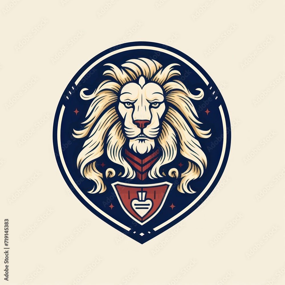 Animal Lion. Logo illustration of a Lion. Lion emblem, icon, logotype,decal, print. Animal Lion. Logo illustration of a Lion. Lion emblem, icon, logotype,decal, print.