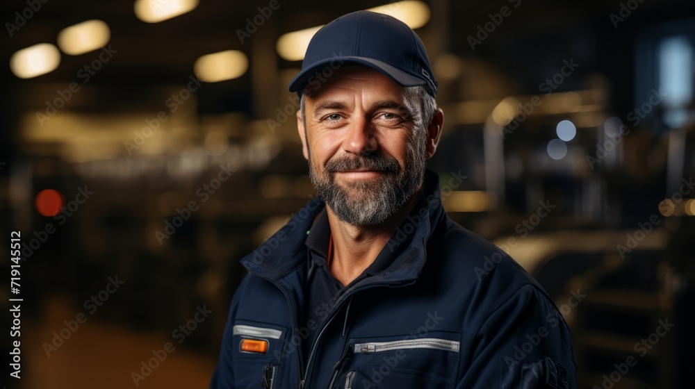 Portrait of an expert mechanic Portrait of an expert mechanic