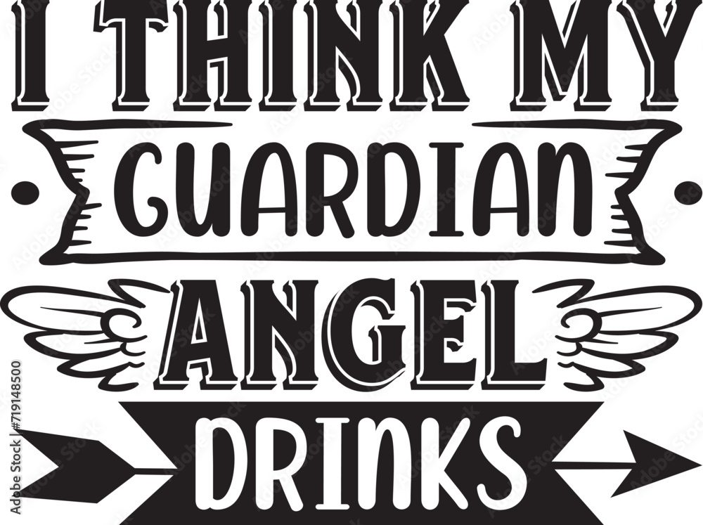 I think Guardian Angel Drinks svg, Alcohol Svg,Drinking Svg,Vodka Svg ...