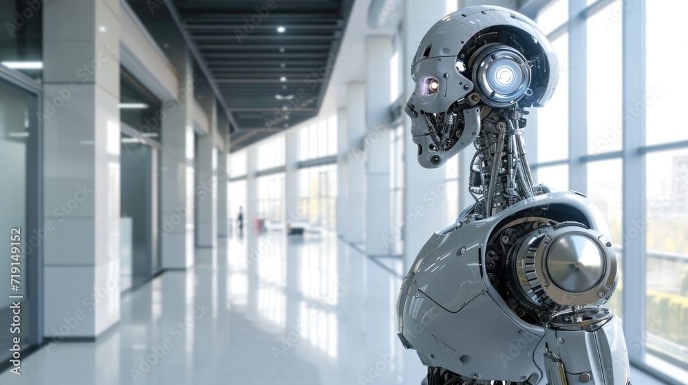 CLOSE UP FACE, HEAD. TECHNOLOGY CHARACTER OF AI, MACHINE, DIGITAL, SCIFI, ROBOT, CYBORG CONCEPT DESIGN ON GRADIENT BACKGROUND AND COPY SPACE
CLOSE UP FACE, HEAD. TECHNOLOGY CHARACTER OF AI, MACHINE, DIGITAL, SCIFI, ROBOT, CYBORG CONCEPT DESIGN ON GRADIENT BACKGROUND AND COPY SPACE