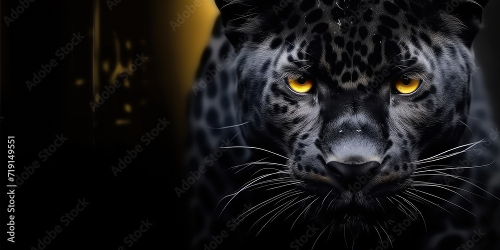 close up portrait of a leopard, on dark background  close up potarit black jaguar head wallpaper