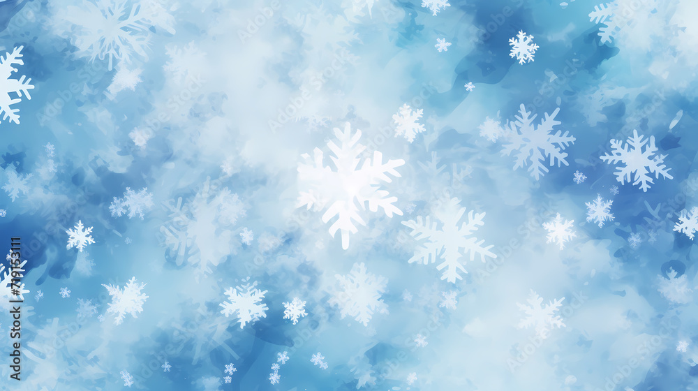 Beautiful winter Christmas glowing background with falling snowflakes, winter background Beautiful winter Christmas glowing background with falling snowflakes, winter background