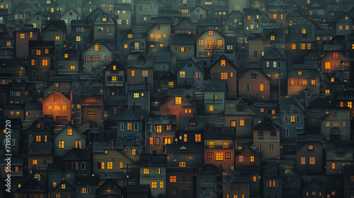 An illustration of the housing shortage - affordable living space is rare