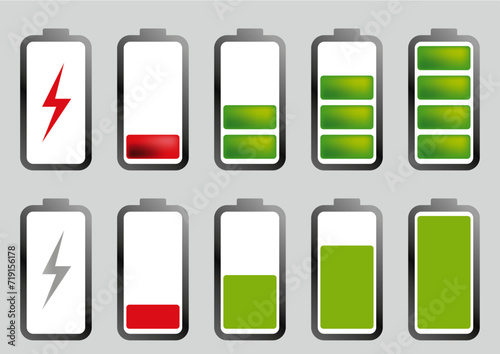 Icon Low Charge Battery - Niveau charge batterie portable