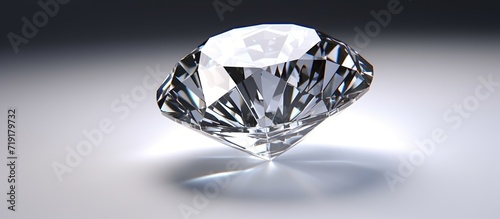 Shiny Diamond clear cut beveled photo