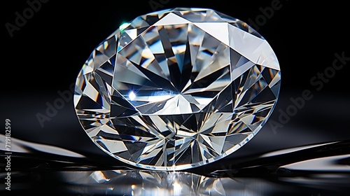 Rough diamond, precious stone in mines.