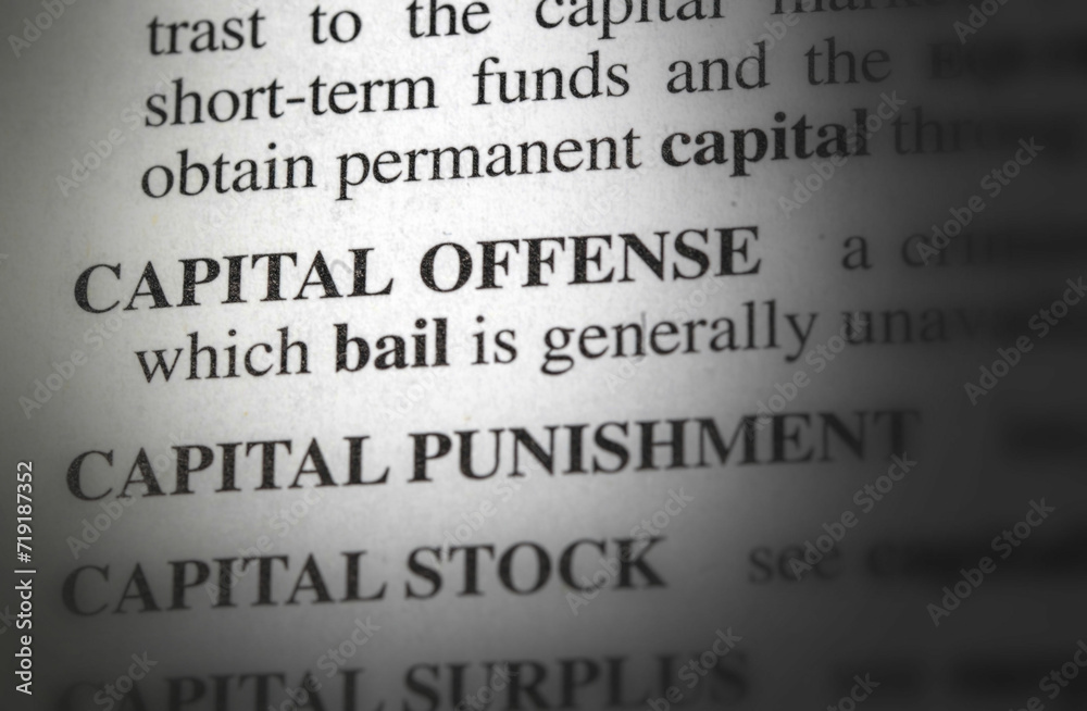 Obraz premium capital offence