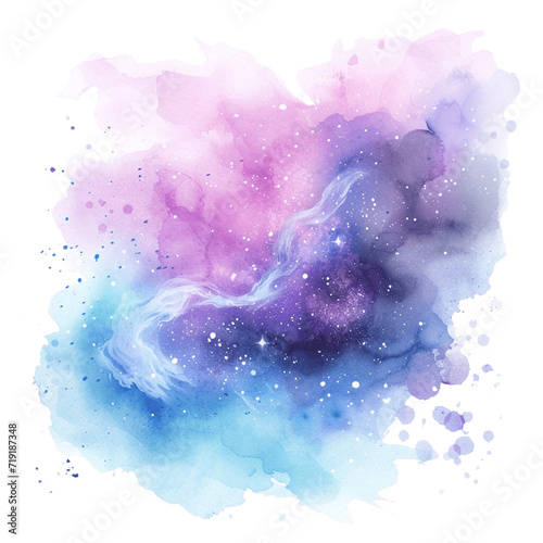 watercolor cute pastel neutral galaxy - 1