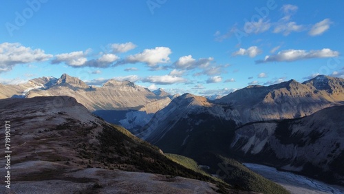 Rocky mountains in Jasper national park