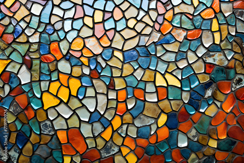 Mosaic tile mosaic background