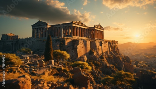 Sunset Historian: Roaming the Acropolis at sunset