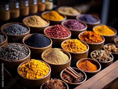 Shop is filled with many different spices
