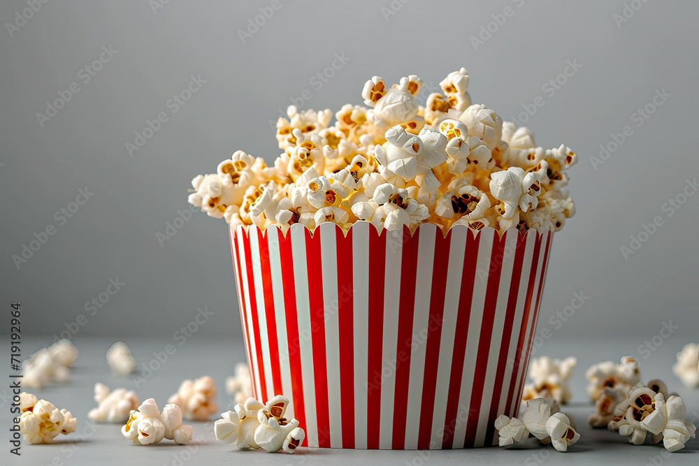 Crispy Popcorn in the Vibrant Red Box Crispy Popcorn in the Vibrant Red Box