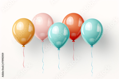 Festive balloons in a variety of hues adorn events like birthdays  nuptials or festivals.