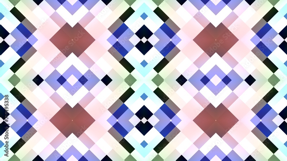 Abstract Seamless Pattern of Geometric Shapes, triangle, movement, energy, modern