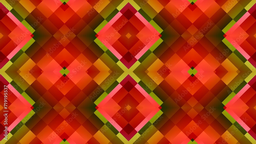 Φωτογραφία Abstract Seamless Pattern of Geometric Shapes, triangle, movement, energy, moder
